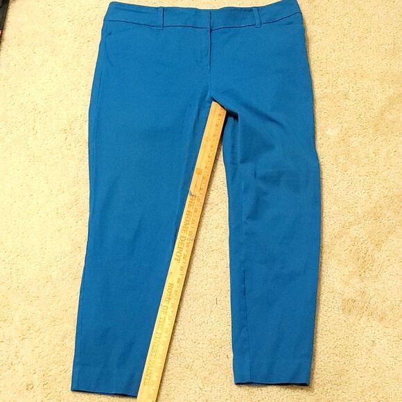 7th Avenue Pants Womens 12 Blue Pull On Tapered Leg Ankle Career Pant 35Wx25L - Picture 3 of 11